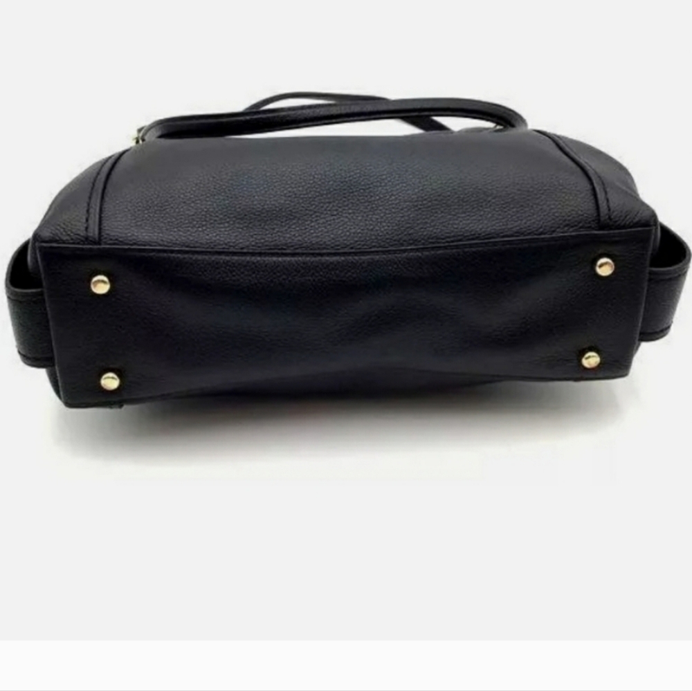 Coach Edie Black Turnlock Shoulder Bag - Picture 10 of 14